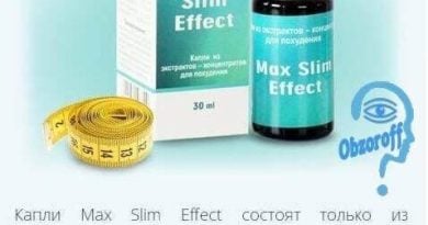 Max Slim Effect капли для похудения описание, состав и отзывы