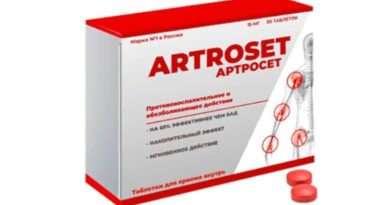 Артросет — таблетки для суставов